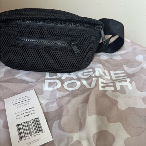 Dagne Dover Black Mesh Ace Belt Bag - Picture 4 of 4